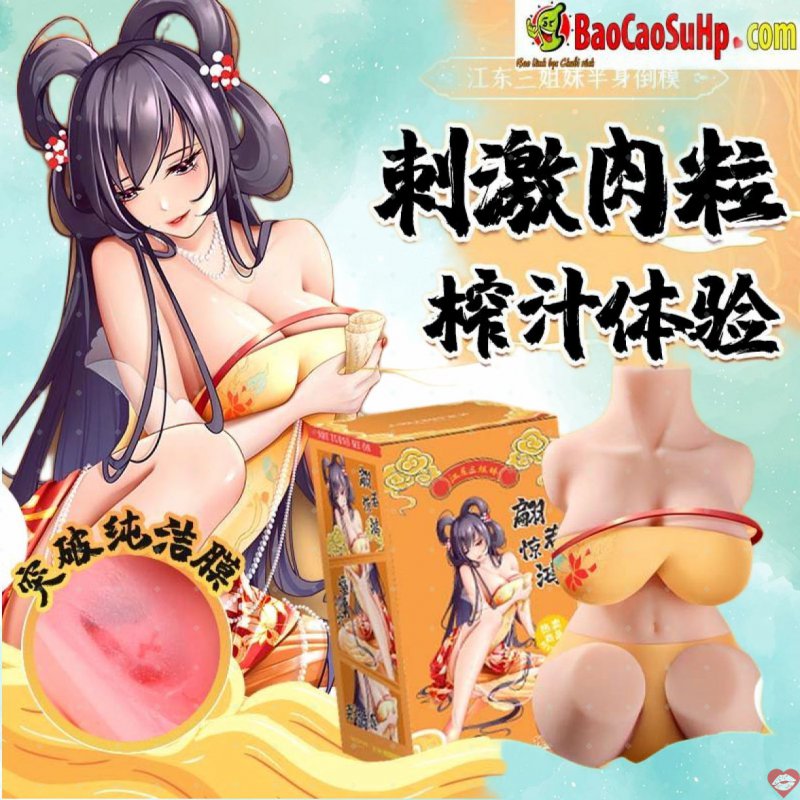 Búp bê tình dục bán thân mẩy to 5.5kg khung xương cao cấp 