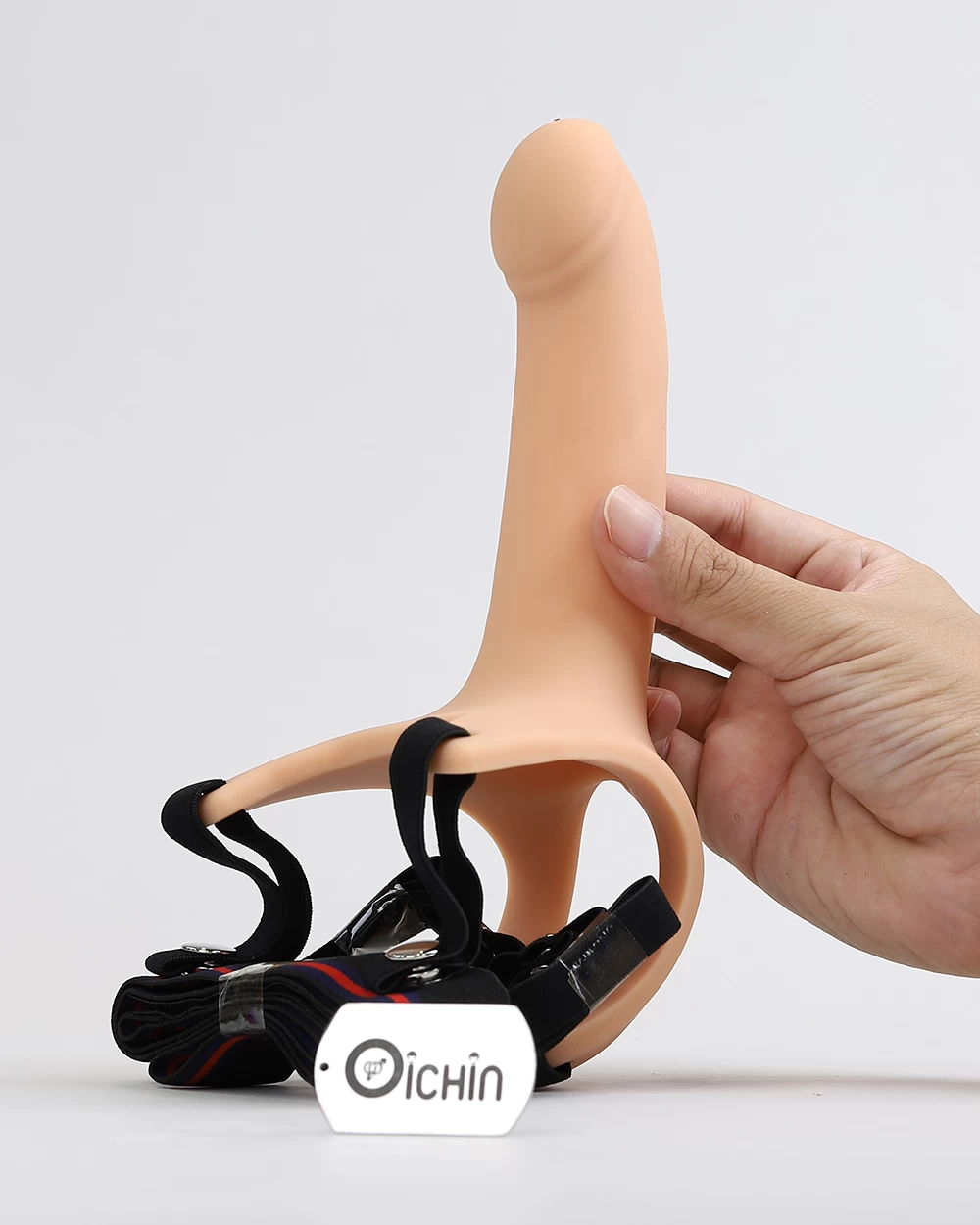 Hollow Strap-On mềm mịn tăng kích thước, kích thích đỉnh điểm 