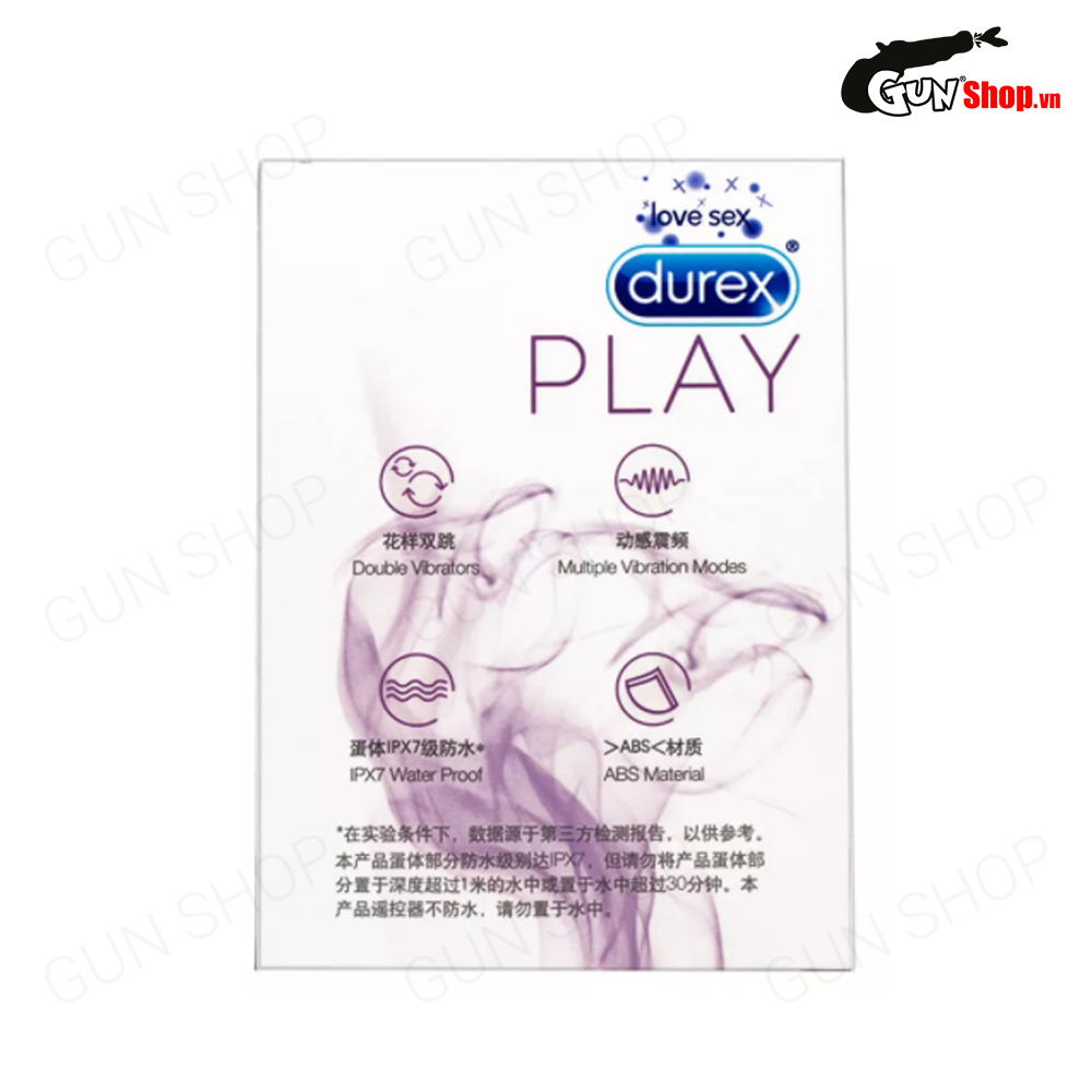 Trứng rung 2 đầu 12 chế độ rung - Durex Play Dual - Head Vibrating Egg 11