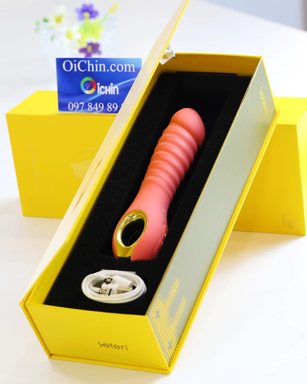 Leten Cha Cha Fairy rung thụt sưởi ấm thông minh siêu phê 