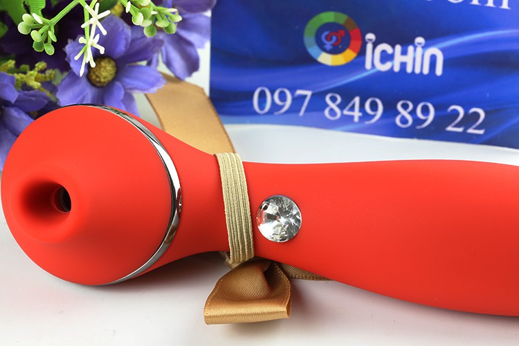 KISTOY Elizebeth cao cấp rung 2 đầu Hút Thổi 30 chế độ