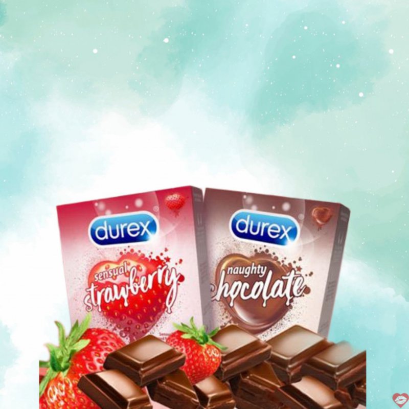 Bao cao su Durex Chocolate Strawberry ngọt ngào thơm mát, kích thích mạnh 