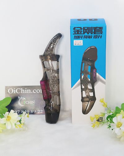 Bao cao su lưới Men Extension rung tăng khoái cảm tăng kích thước