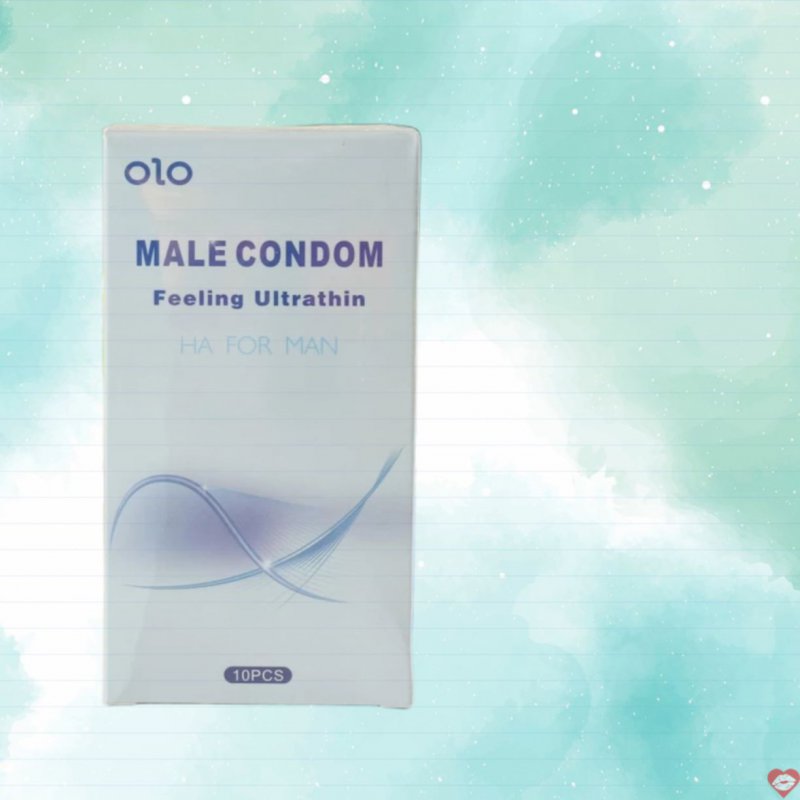 Bao cao su OLO siêu mỏng kéo dài cảm giác hộp 10 cái chất lượng 