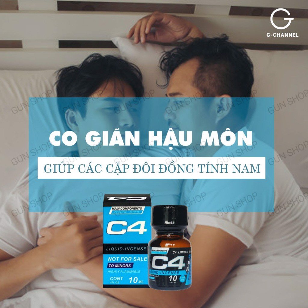 Popper C4 Blue 10ml chính hãng Mỹ USA PWD