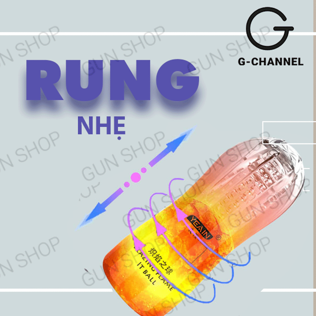 Âm đạo giả trong suốt có rung - Yeain cốc thủ dâm cao cấp cực sướng