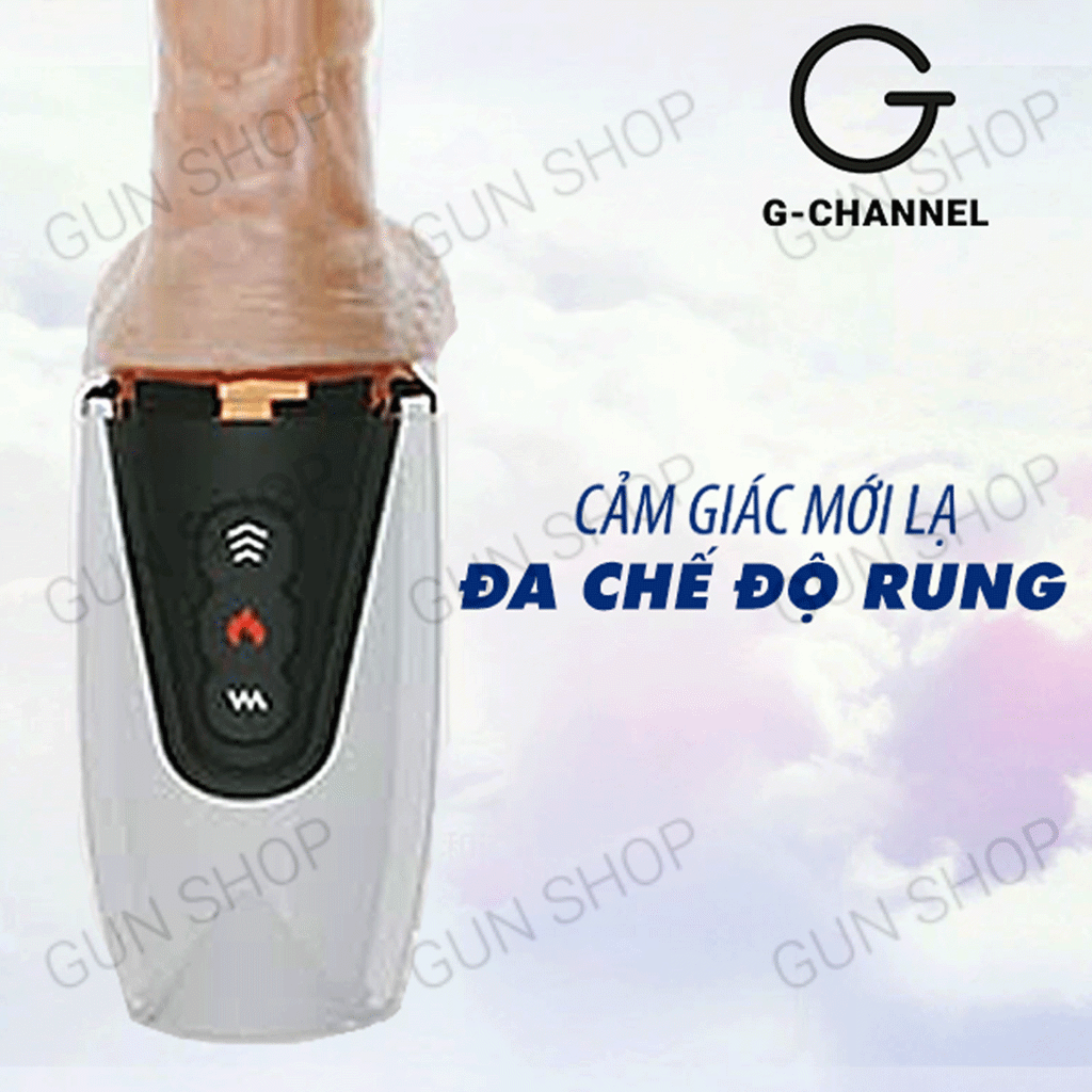 Dương vật giả Dibe rung thụt tỏa nhiệt sạc USB
