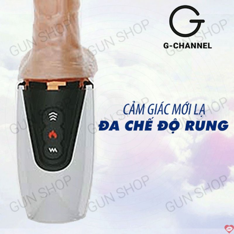 Dương vật giả Dibe rung thụt sạc USB mềm mại màu da chân thật 