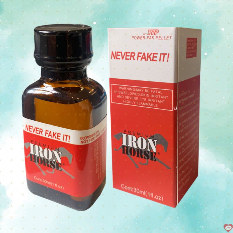 Popper Premium Iron Horse 30ml Mỹ tăng khoái cảm lâu giữ nhiệt 