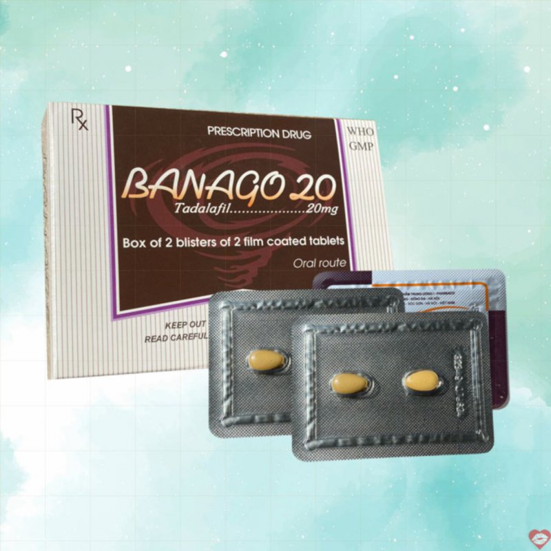 Thuốc Banago 20mg chữa rối loạn cương dương kéo dài thời gian quan hệ hiệu quả 