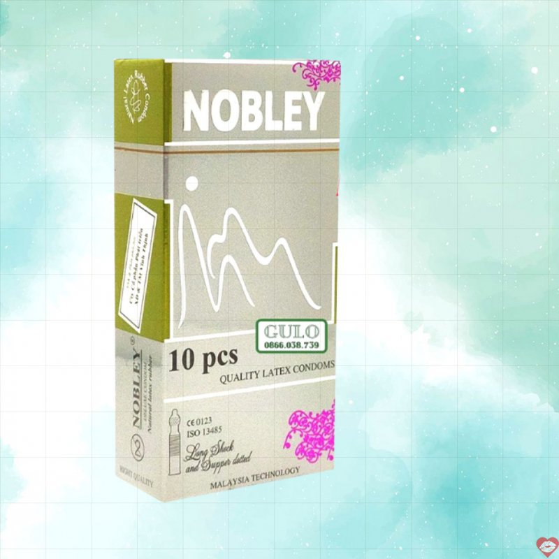 Bao cao su Nobley 10 pcs Malaysia an toàn chất lượng giá tốt 