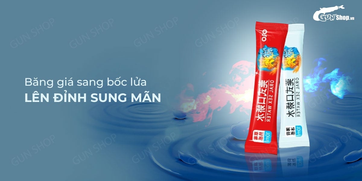  Kho sỉ Nước tình yêu BJ băng lửa - OLO Oral Sex Water Cool & Hot - Hộp 4 cặp có tốt không?