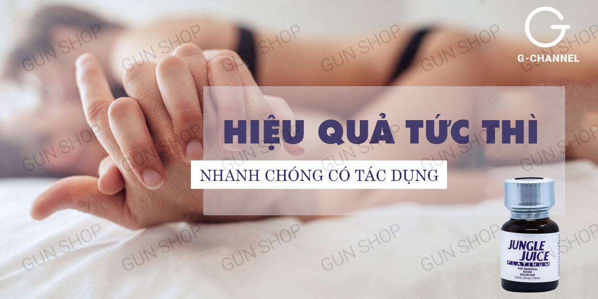  Phân phối Chai hít tăng khoái cảm Popper Jungle Juice Platinum - Chai 10ml nhập khẩu