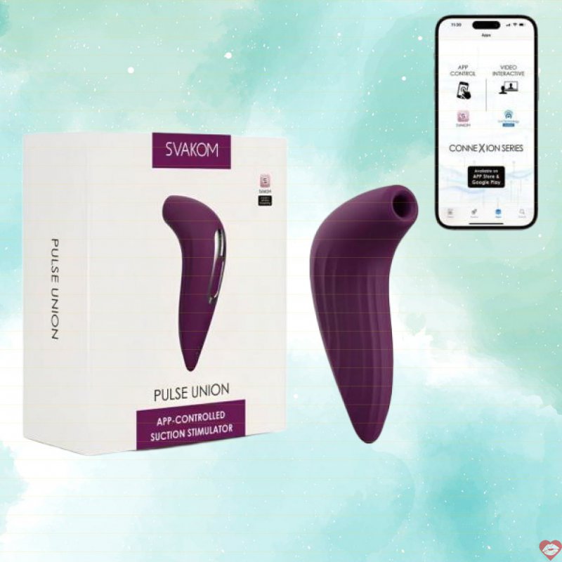 Máy massage điểm G Svakom Pulse Union điều khiển app rung bú hút kích thích 