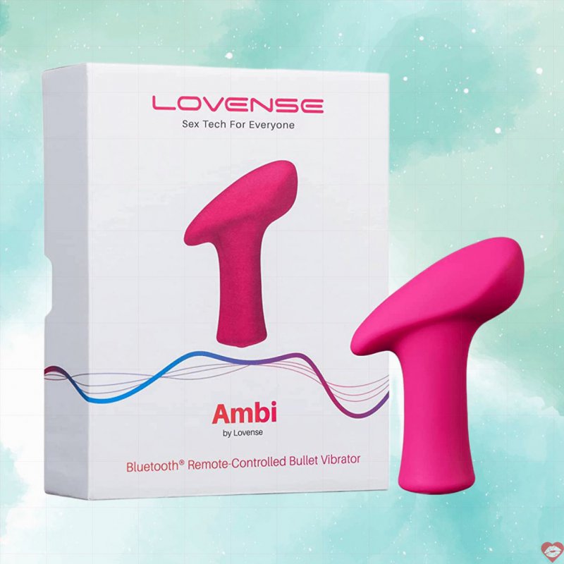 Máy massage điểm G Lovense Ambi điều khiển app đa chế độ rung 