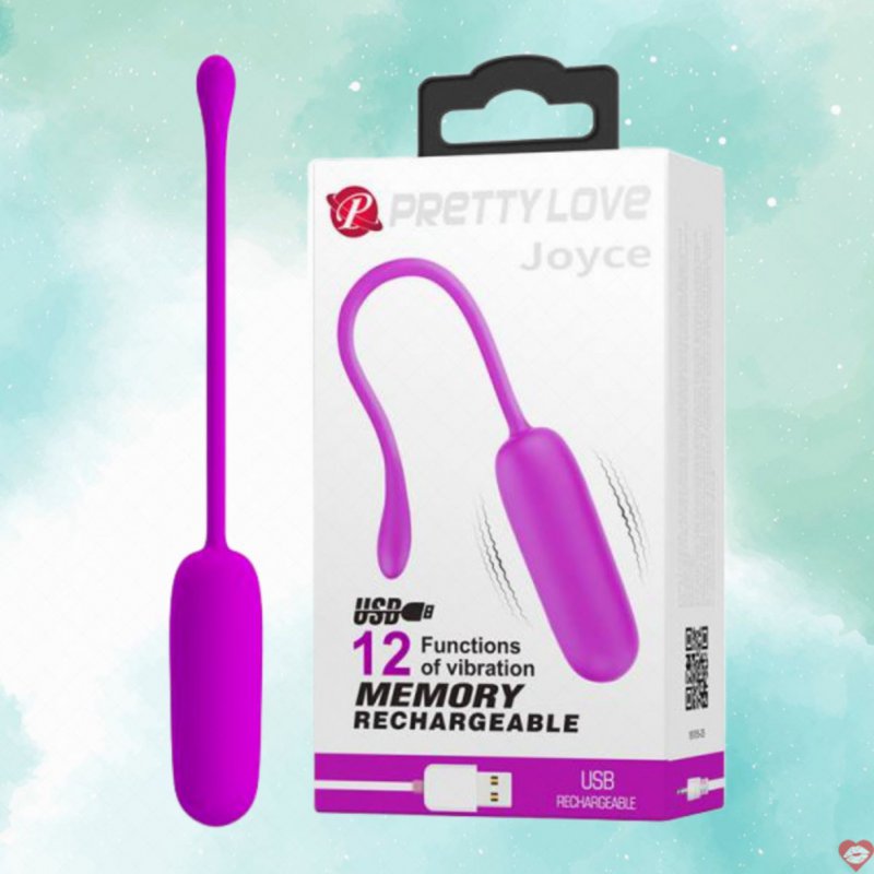 Trứng rung tình yêu PrettyLove Joyce 12 chế độ rung mạnh mẽ 