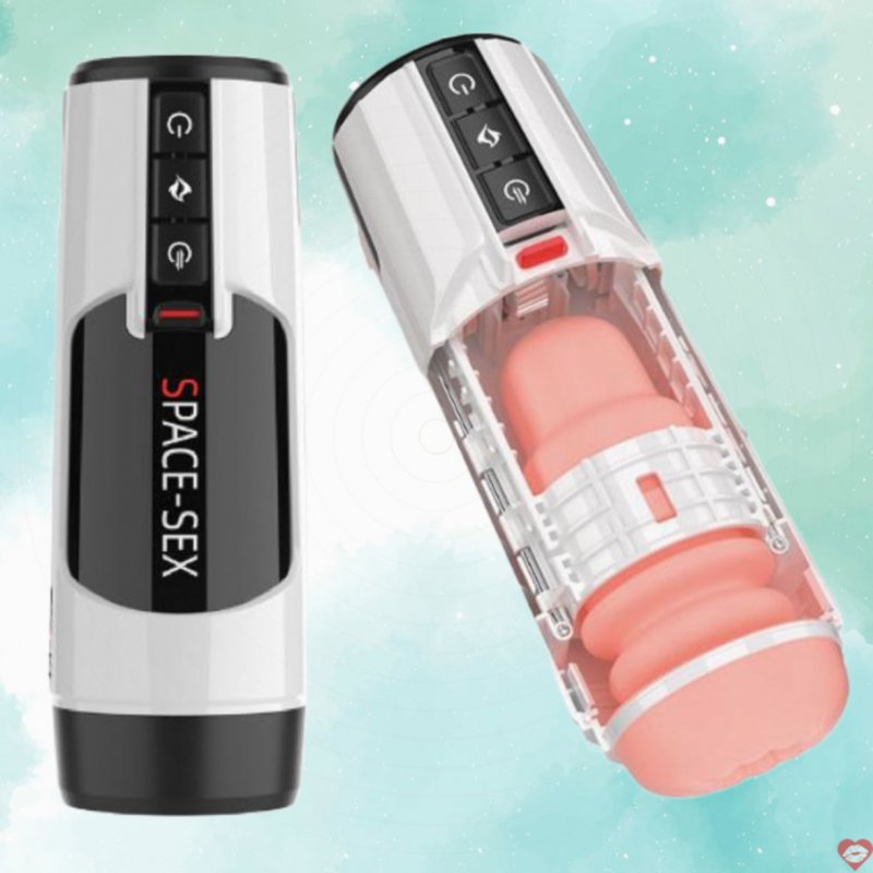 Âm đạo giả đa năng Space Sex rung thụt sưởi ấm tự động turbo cao cấp 