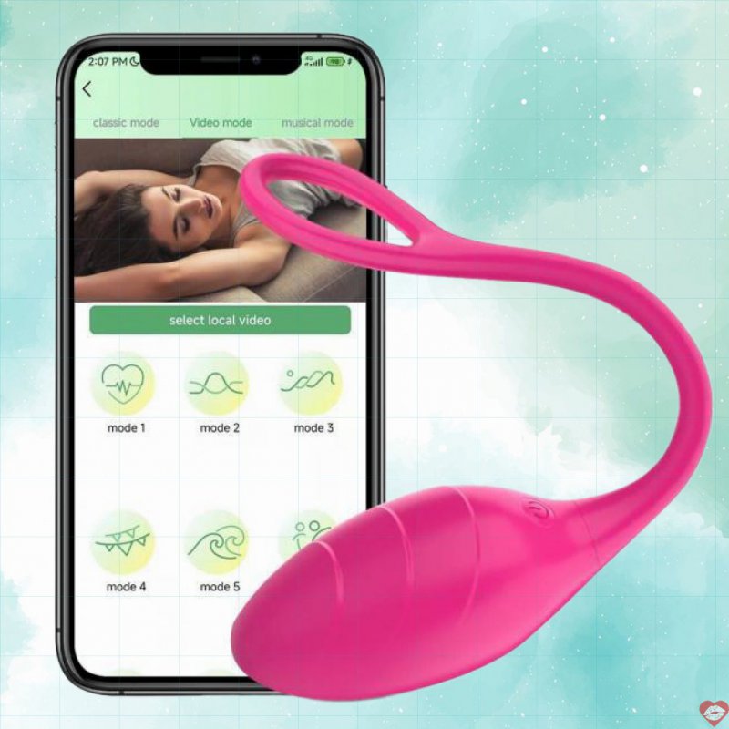 Trứng rung thiên nga Little Swan App điều khiển từ xa tiện lợi kích thích 