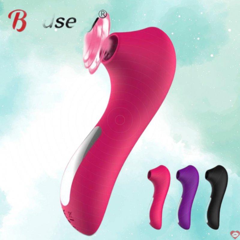 Máy bú mút massage điểm G âm đạo nữ 10 chế độ sạc USB êm ái rung 