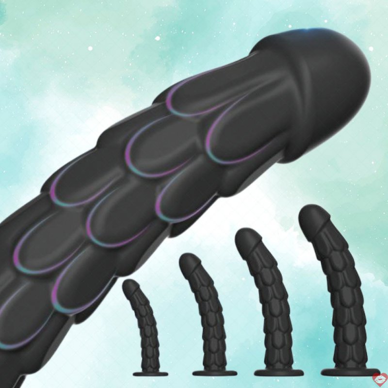 Dương vật giả vảy cá gân nổi sextoy gay kích thích mạnh mẽ 