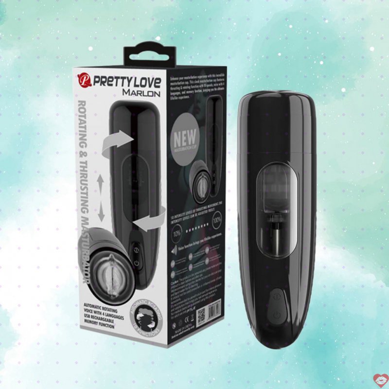 Âm đạo giả Pretty Love Marlon đa năng silicon mềm mại thỏa mãn 