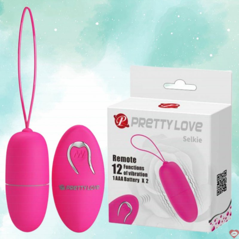 Pretty Love Selkie trứng rung không dây điều khiển từ xa silicon mềm 