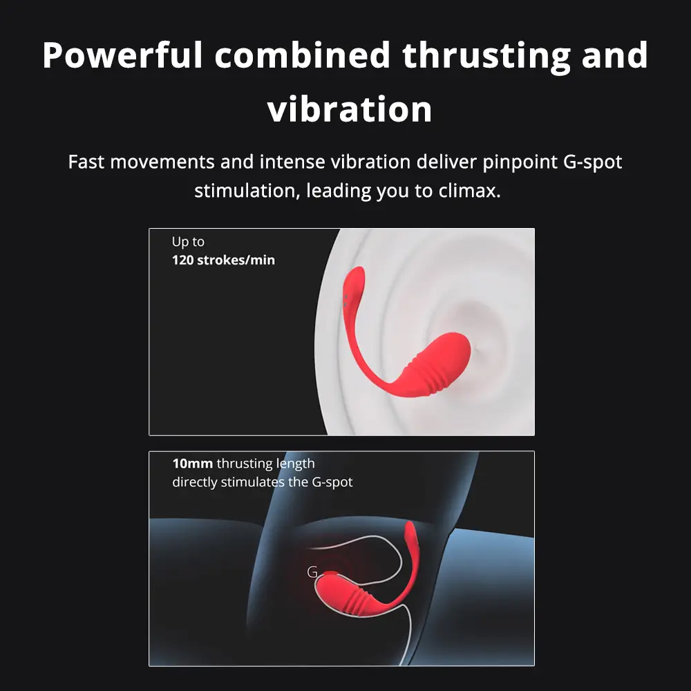 Lovense Vulse trứng rung thụt mới lạ kết nối App thông minh