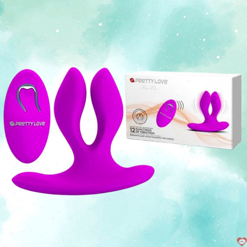Trứng rung Pretty Love Magic Fingers máy massage 2 đầu kích thích điểm G và hậu môn