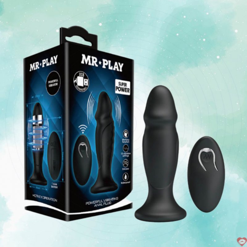 Trứng rung hậu môn Pretty Love Mr-Play Hotkey 85W thiết kế dương vật 