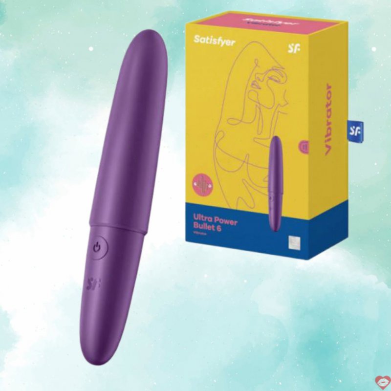 Satisfyer Ultra Power Bullet 6 mini rung mạnh mượt silicone kích thích 