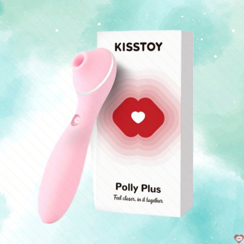 Máy massage vùng kín Kisstoy Polly Plus rung hút mạnh silicone y tế 