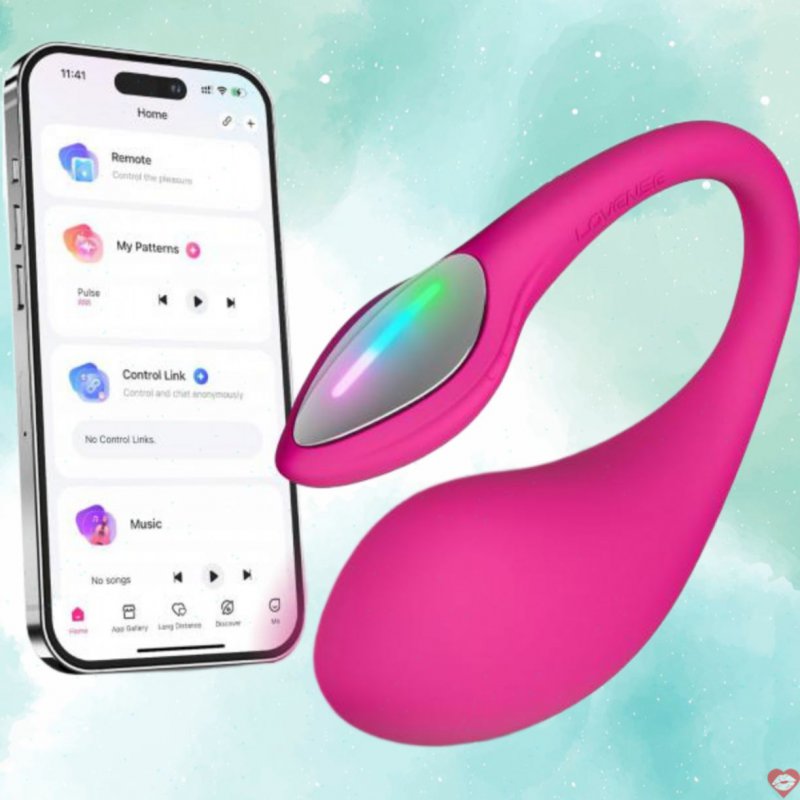 Lovense Lush 4 trứng rung không dây điều khiển app cao cấp silicone 
