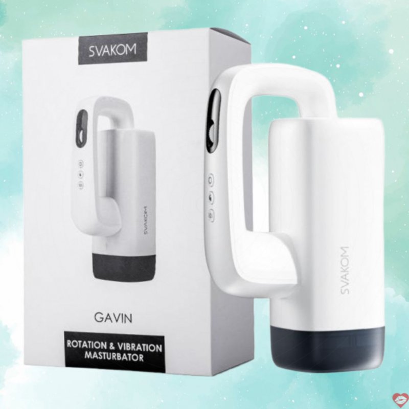 Svakom Gavin máy thủ dâm tự động rung thụt làm nóng app bluetooth 