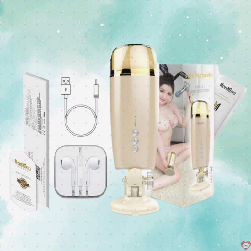 Âm đạo giả gắn tường ManMiao MR-02 rung đa điểm nhiều chế độ