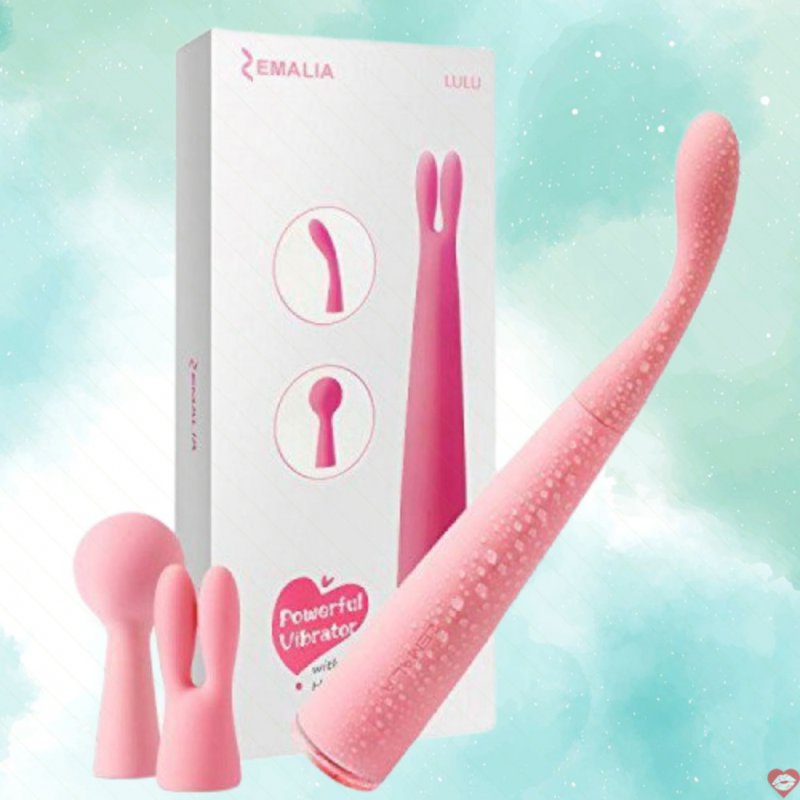 Máy massage điểm G Zemalia Lulu có 3 đầu thay thế