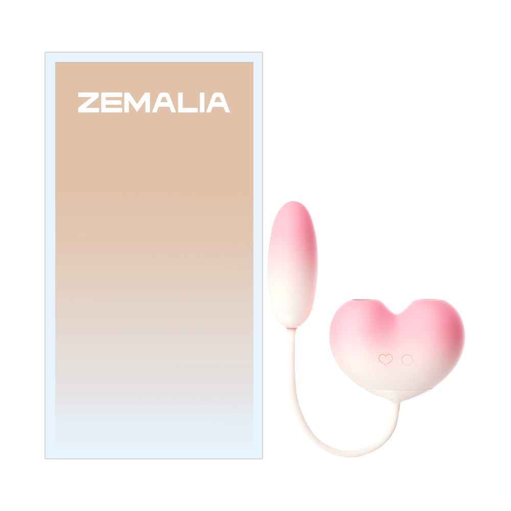 Máy massage Svakom Zemalia Peach Dolce 2 đầu 9 chế độ rung màu sắc dễ thương