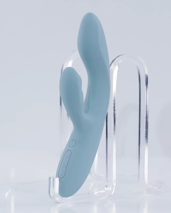 Máy rung Svakom Chika kép rung sưởi ấm silicone trơn mịn công thái học