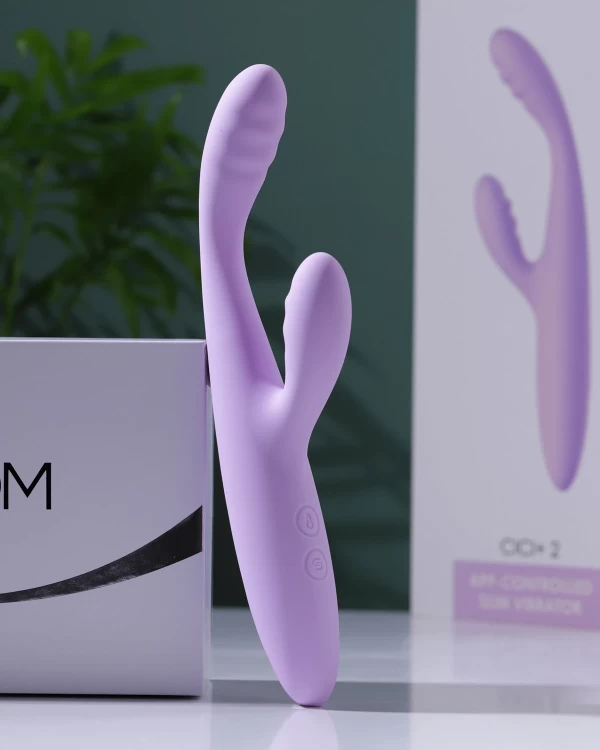Máy massage Svakom Cici Plus 2 nhánh rung kép kết nối App tiện lợi 5 kiểu