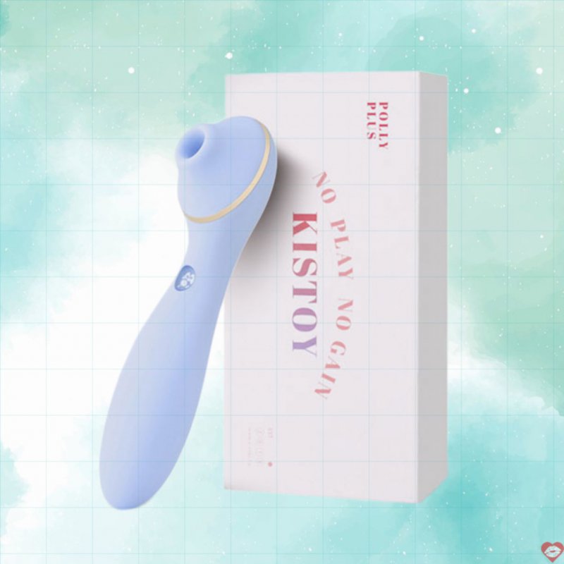 Máy Massage Kisstoy Polly Plus Rung Hút Âm Vật 2in1