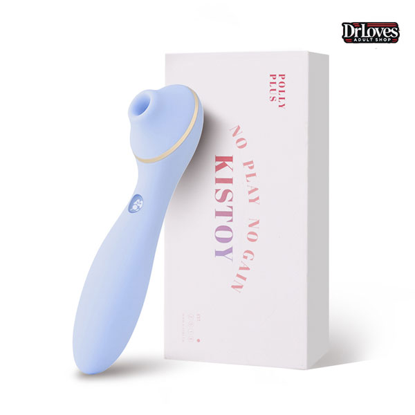 Máy Massage Kisstoy Polly Plus Rung Hút Âm Vật 2in1 Cao Cấp
