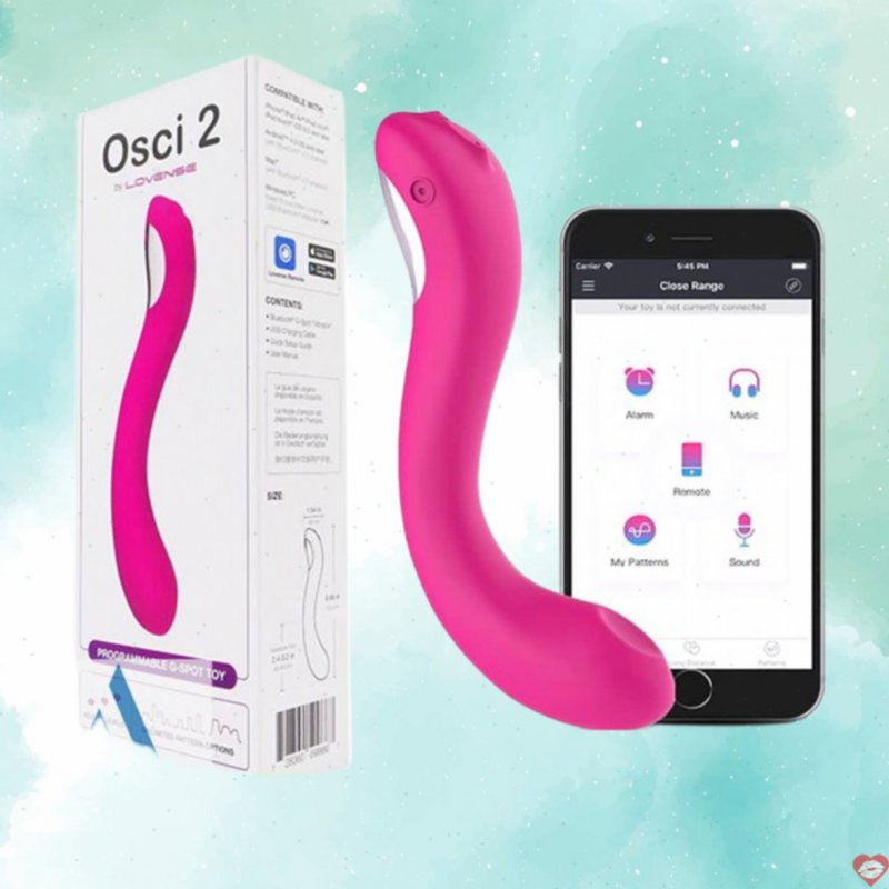Lovense Osci 2 Máy rung điểm G cao cấp điều khiển bằng smartphone