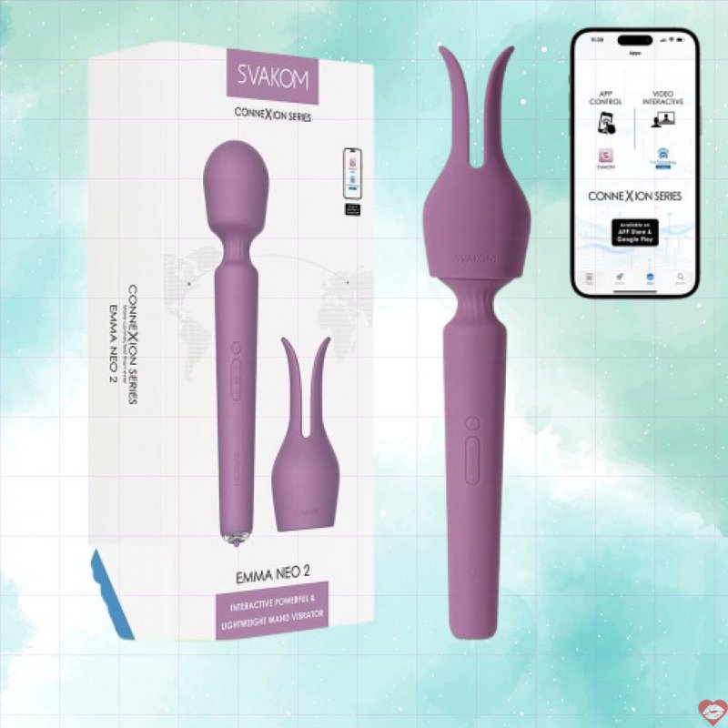 Chày rung cao cấp có sưởi ấm kết nối App Svakom Emma Neo 2