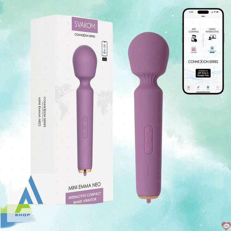 Chày rung mát xa kết nối App Svakom Mini Emma Neo