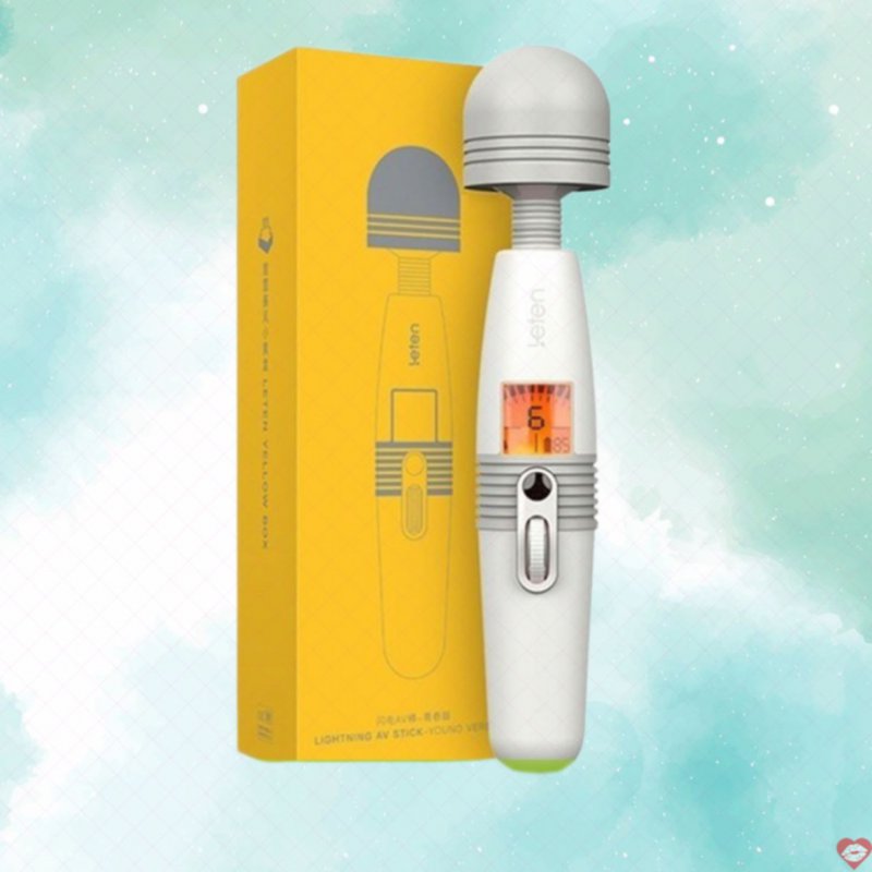Chày massage điểm G có sưởi ấm màn hình LCD Leten Lightning AV