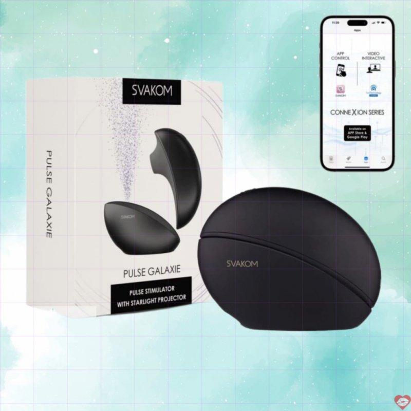 Svakom Pulse Galaxie máy hút AV kết nối App có đèn chiếu trang trí
