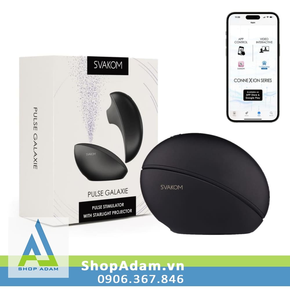 Svakom Pulse Galaxie máy hút AV cao cấp kết nối app
