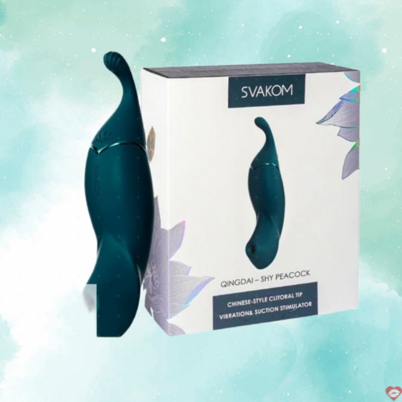 Svakom Qingdai Shy Peacock máy tự sướng rung hút cho nữ