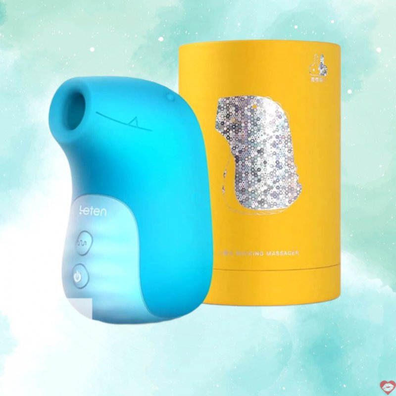 Leten Sucking Massager máy rung hút âm vật có sưởi ấm sạc không dây