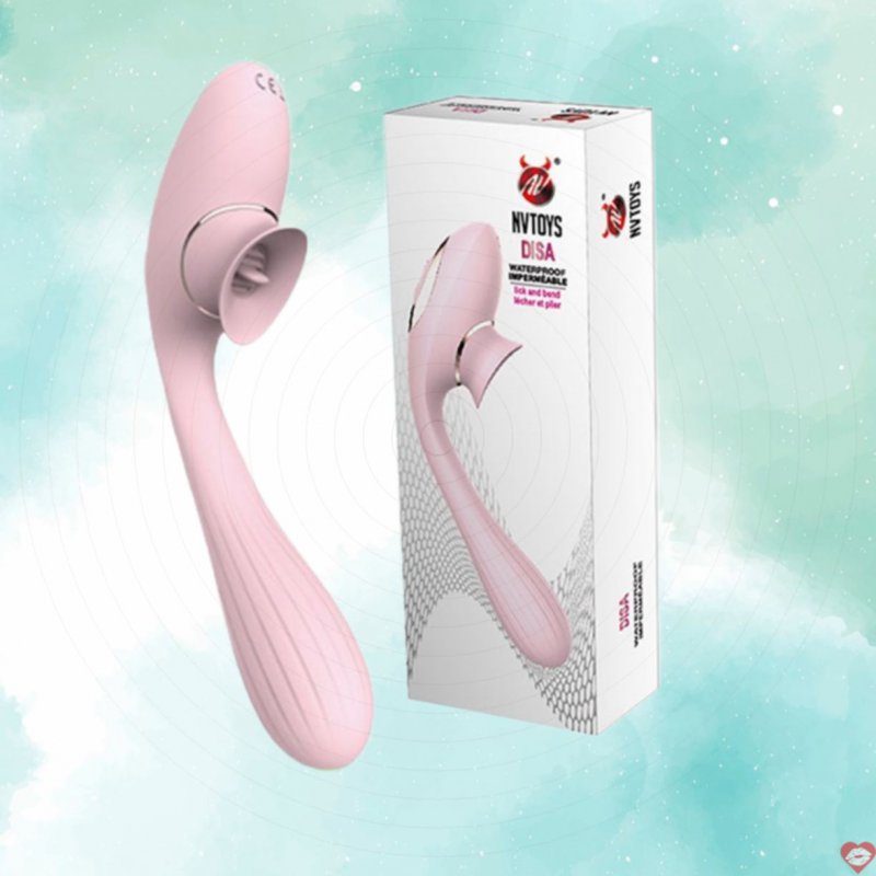 Máy thủ dâm cho nữ siêu rung liếm vùng kín Nvtoys Disa