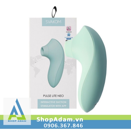 Máy rung bú mút Svakom Pulse Lite Neo Bluetooth Điều khiển từ xa